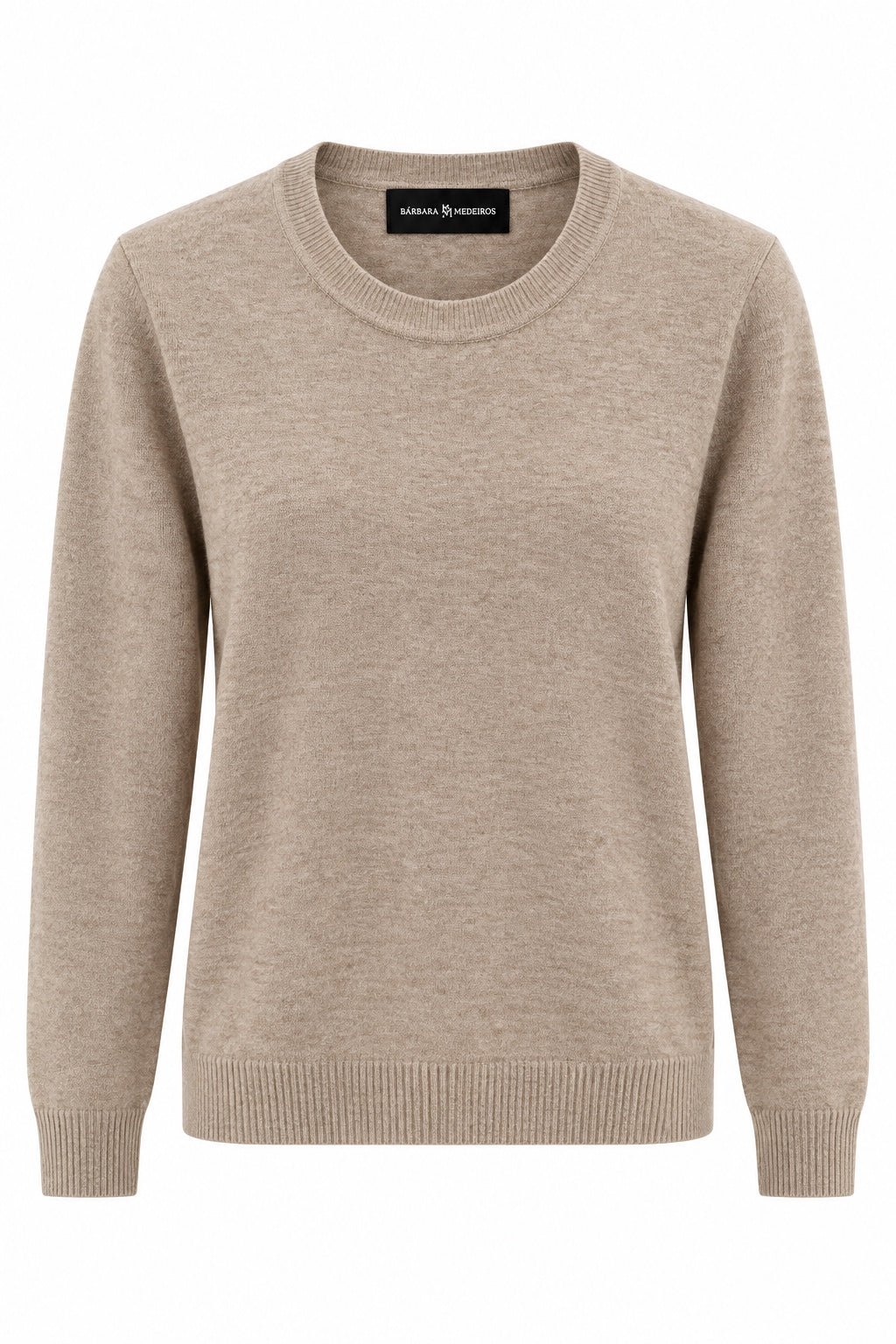Cashmere Crew Neck Sweater Beige