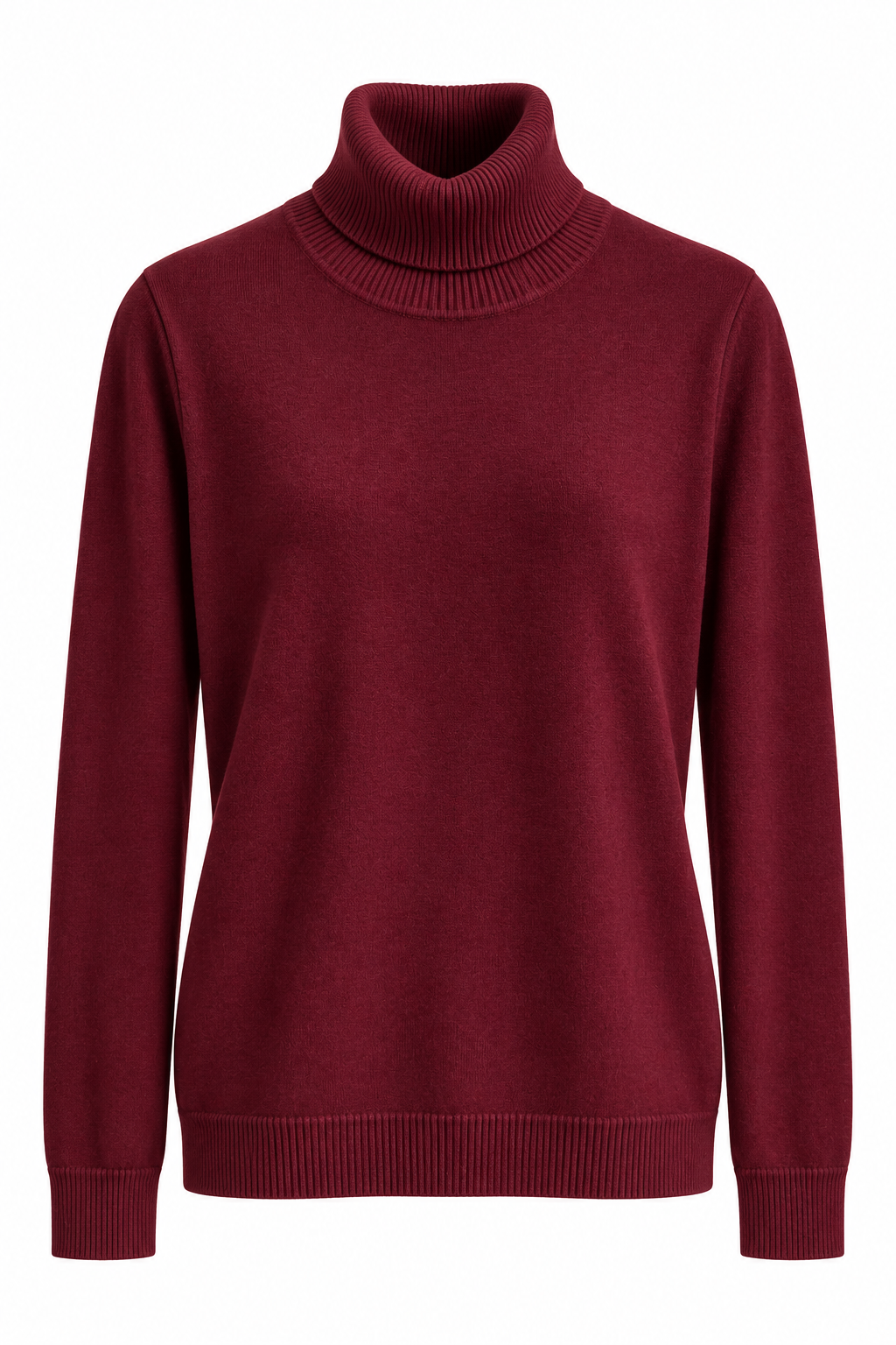 Cashmere Turtleneck Knit Bordeaux