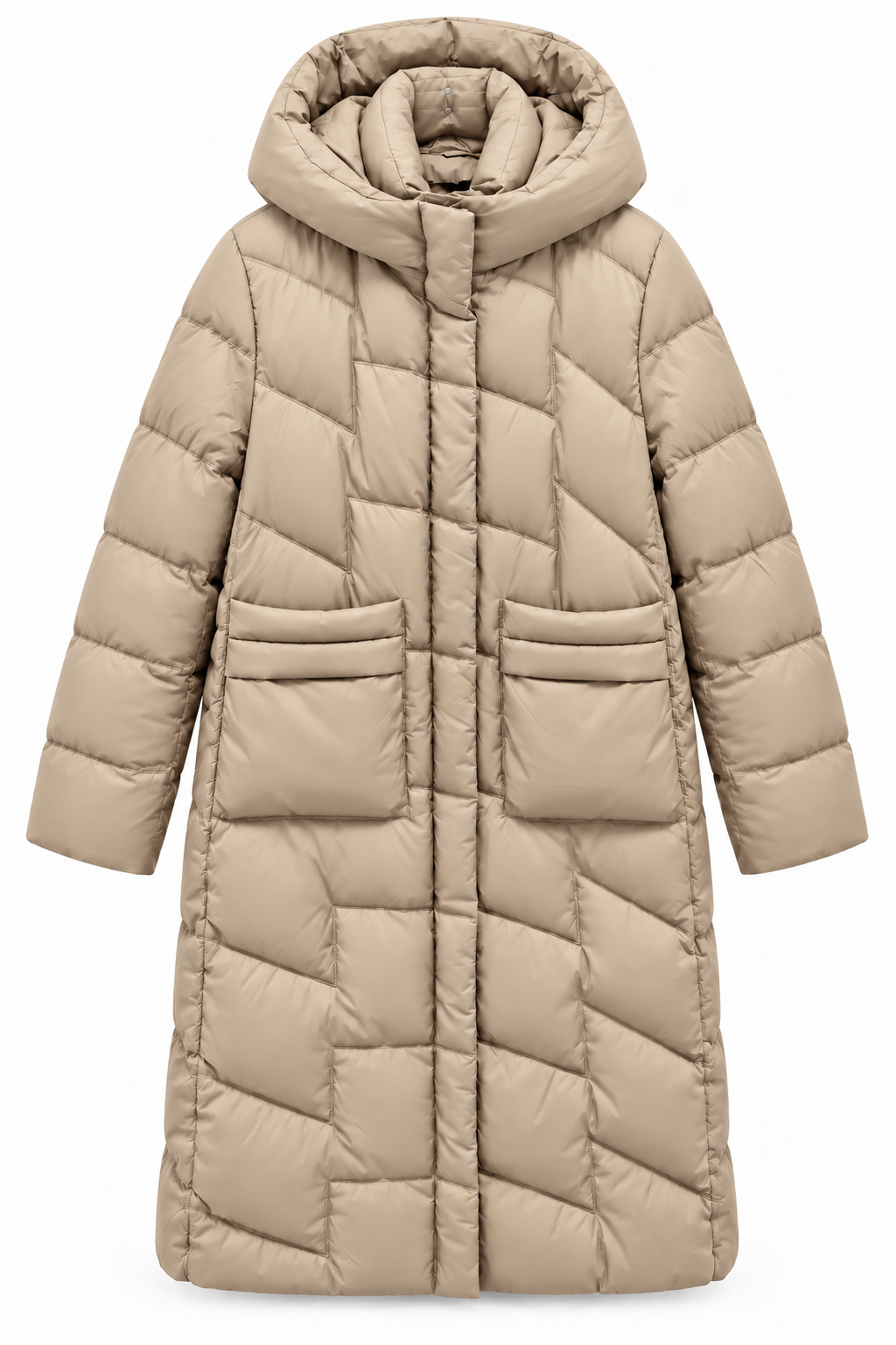 Aurora Padded Coat Champagne Beige