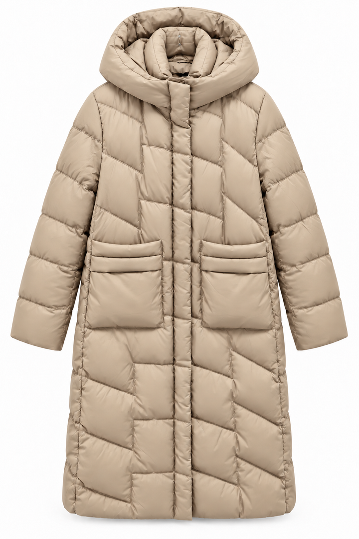 Aurora Padded Coat Champagne Beige