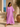 Atena linen dress pink