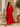Atena linen dress red