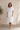 Zaya linen dress white