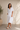 Zaya linen dress white