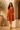 Flora dress terracotta