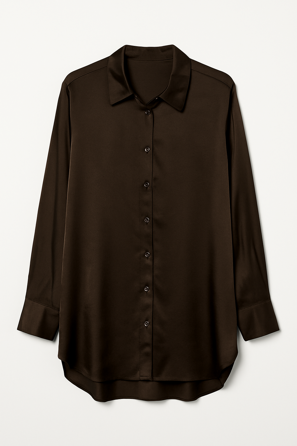 Serena Oversized shirt cacau