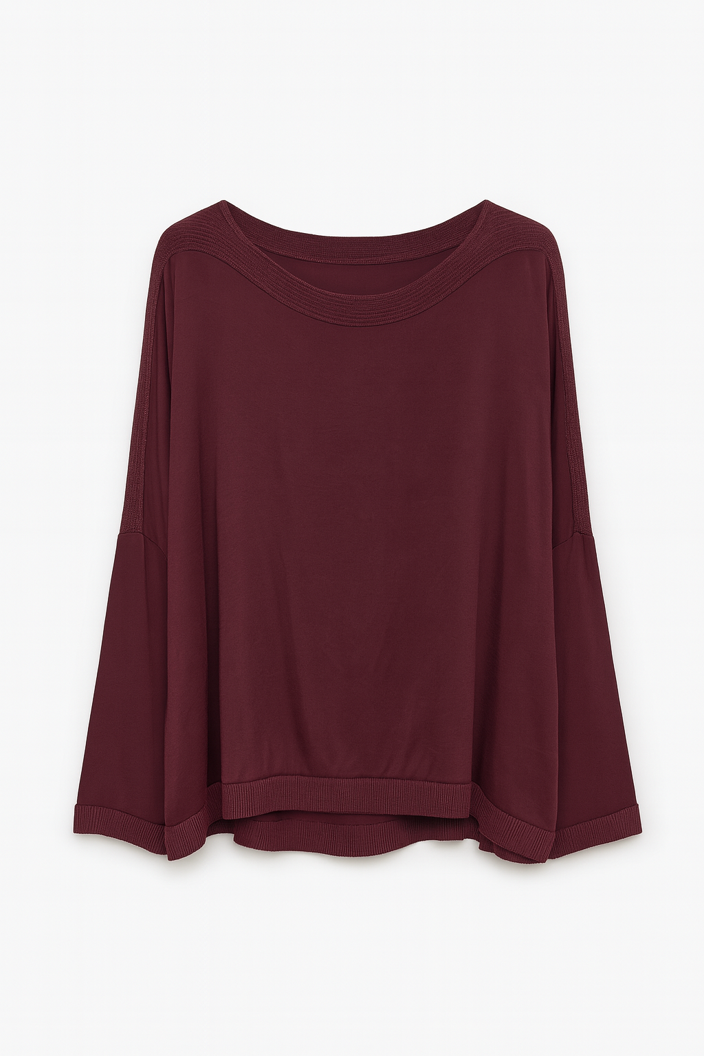 Maggie 2.0 aubergine blouse