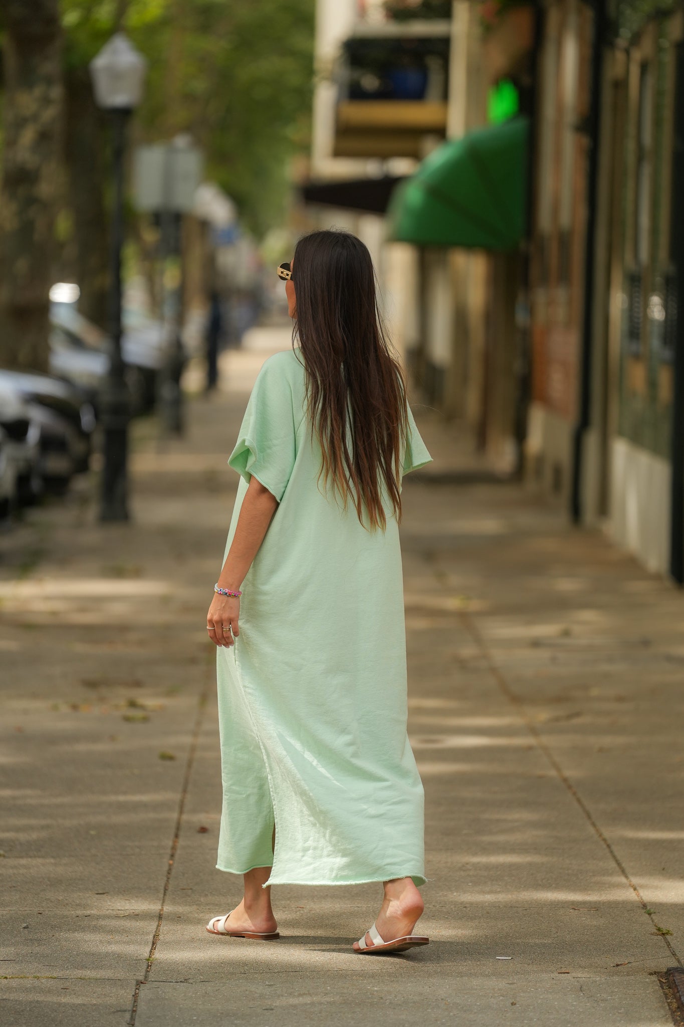 Robe longue Celina Vert 