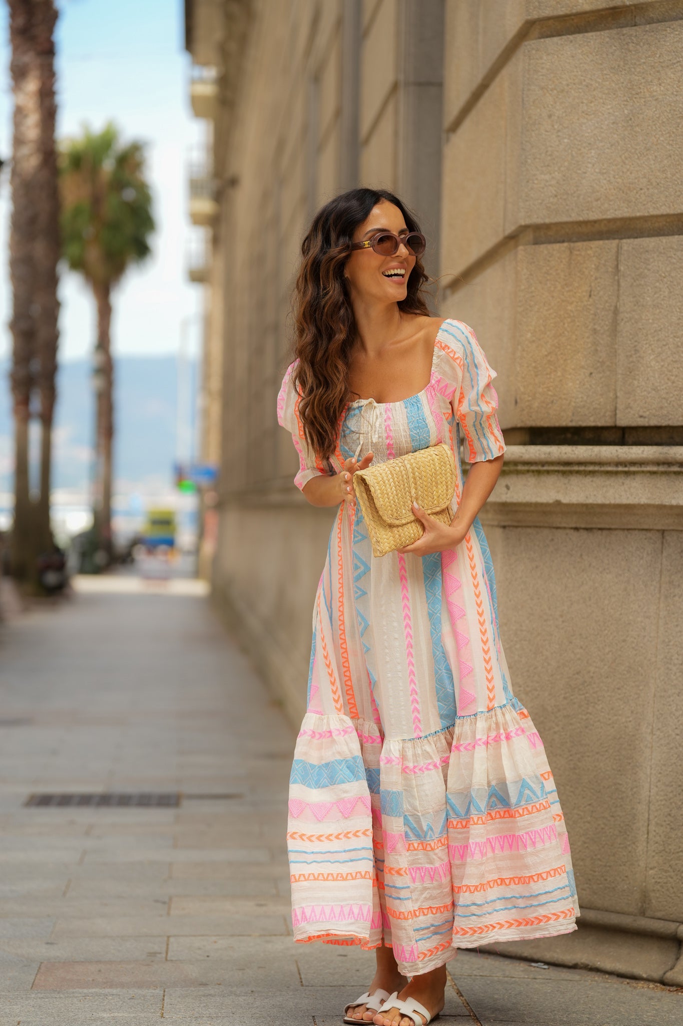 Jacquard Maxi Dress