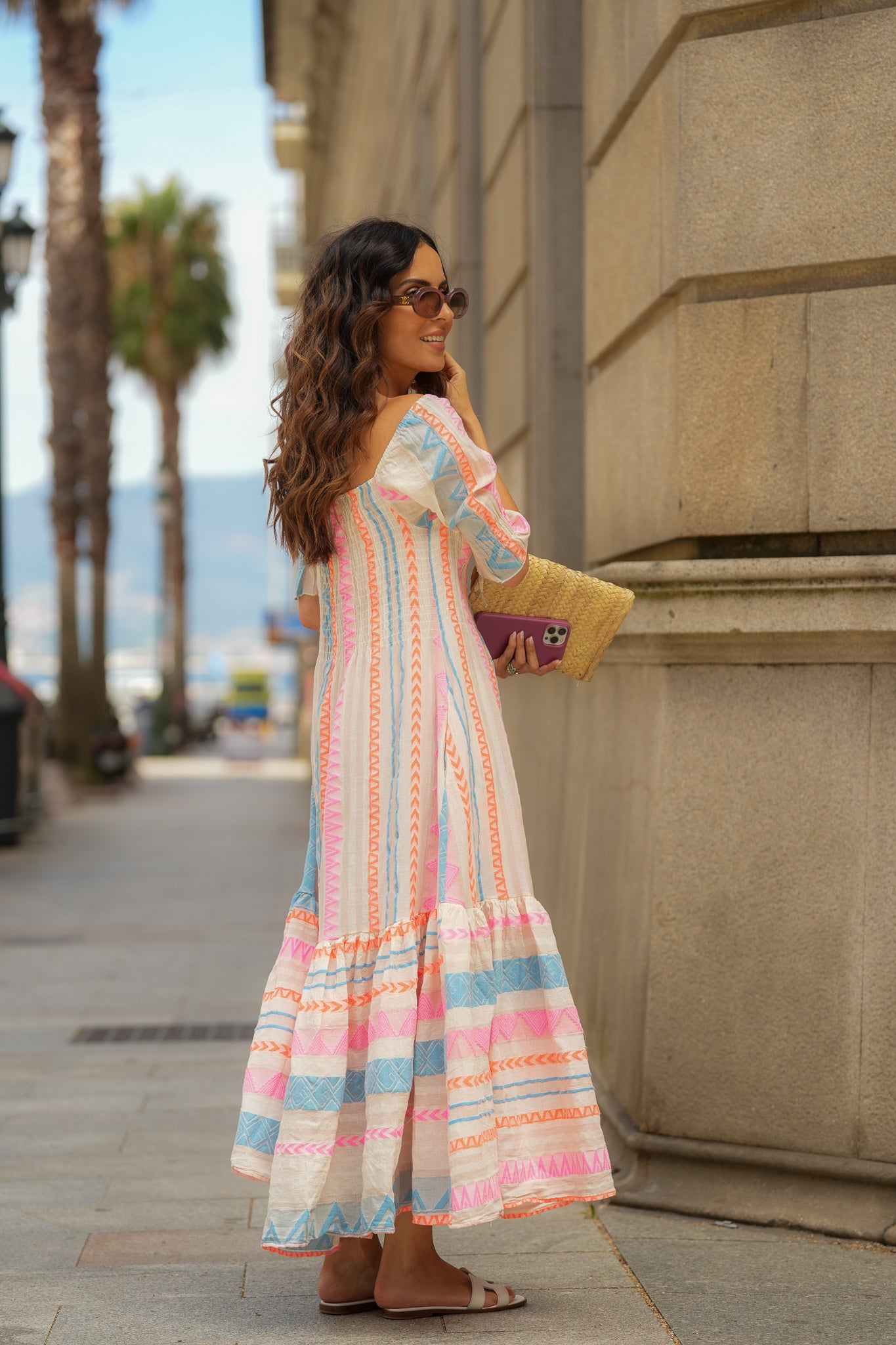 Jacquard Maxi Dress