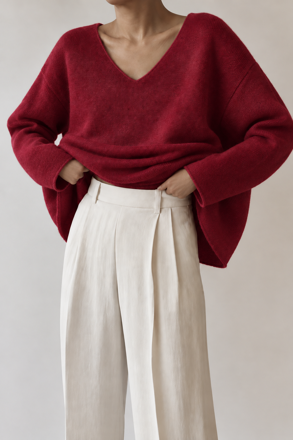 Monica Knit Sweater bordeaux
