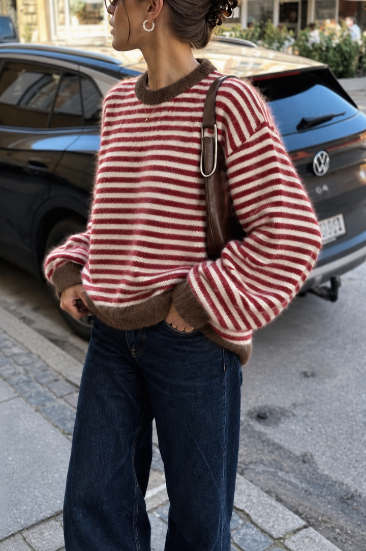 Bruna Striped Knit Sweater