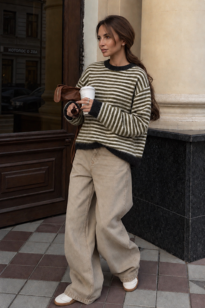 Bruna Striped Knit Sweater