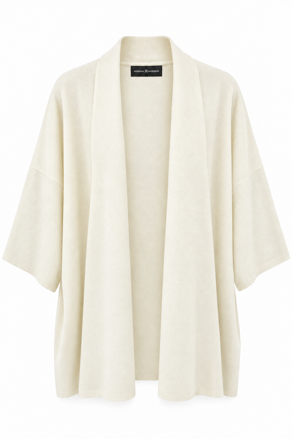 Cashmere Kimono Cardigan Latte