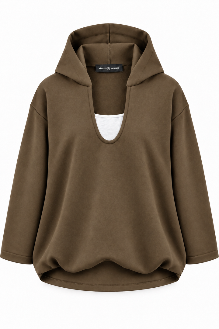 Megan Oversized Sweater Brown