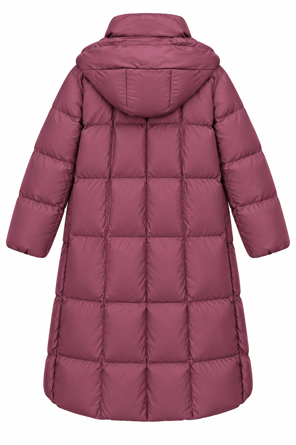 Valentina Puffer Coat Burgundy