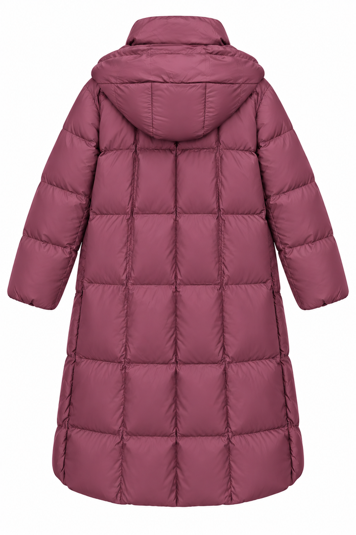 Valentina Puffer Coat Burgundy