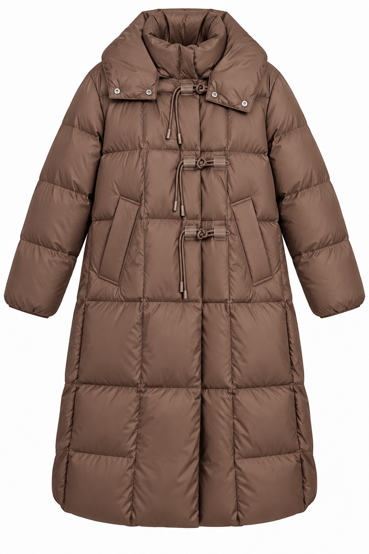 Valentina Puffer Coat Brown