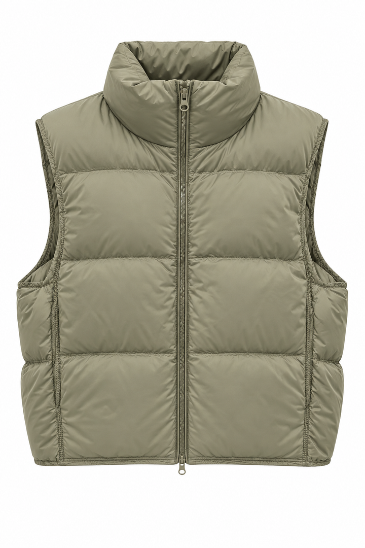 Lena Puffer Vest olive green