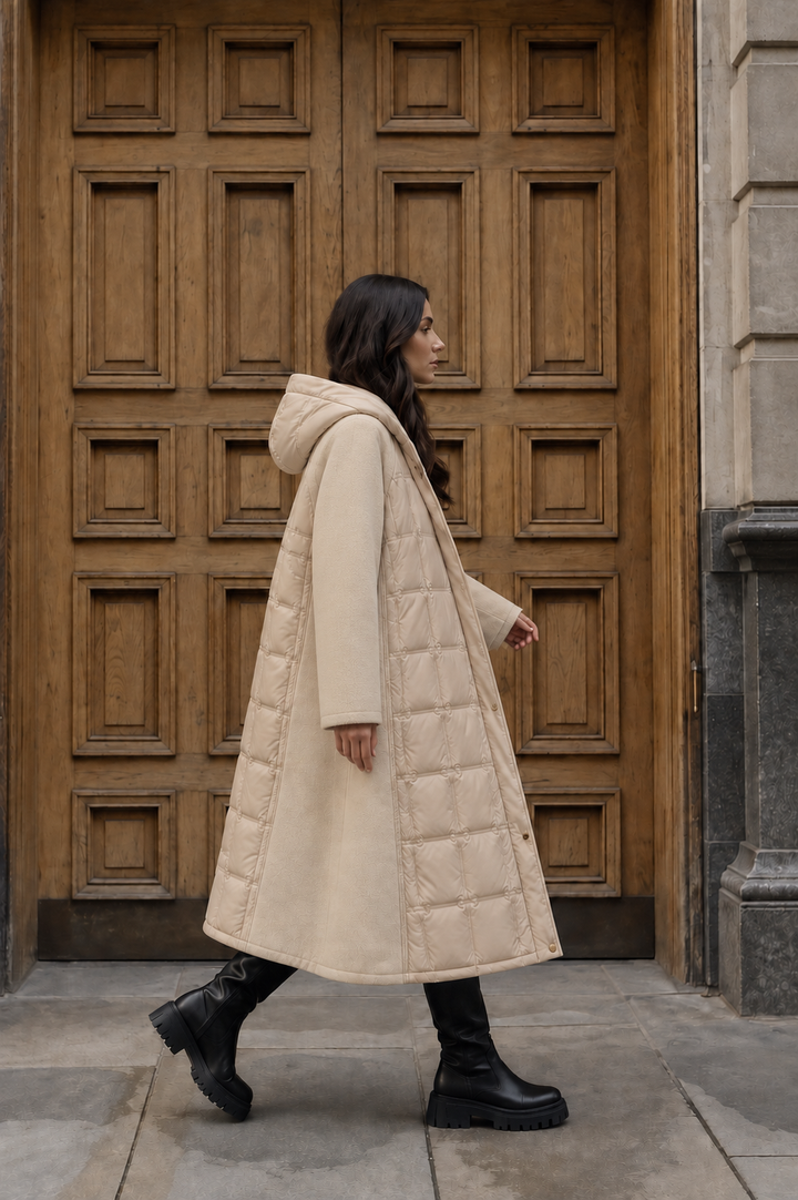 Hybrid Padded Jacket Long