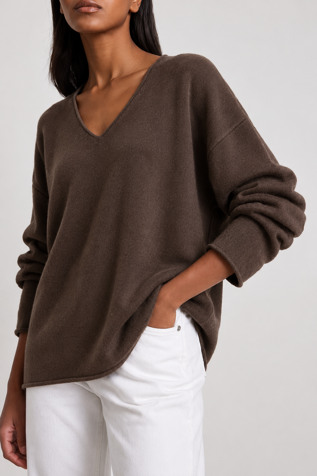 Monica Knit Sweater Cacau
