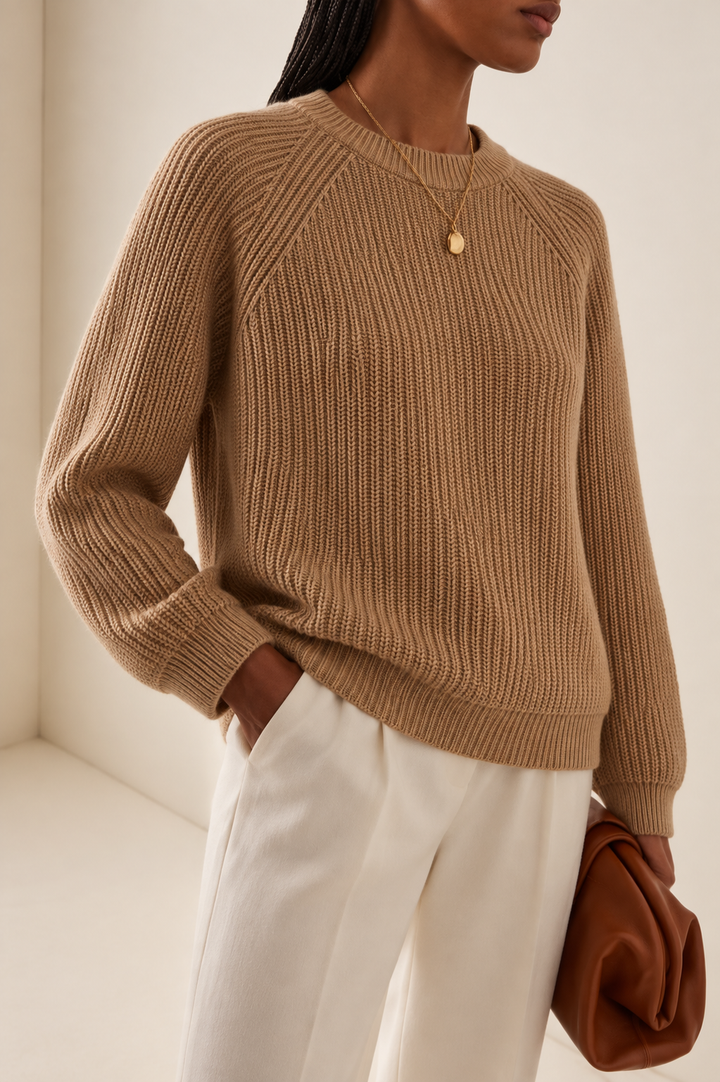 Celina premium Knit caramel
